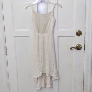 Maurices Off-White Crepe Dress